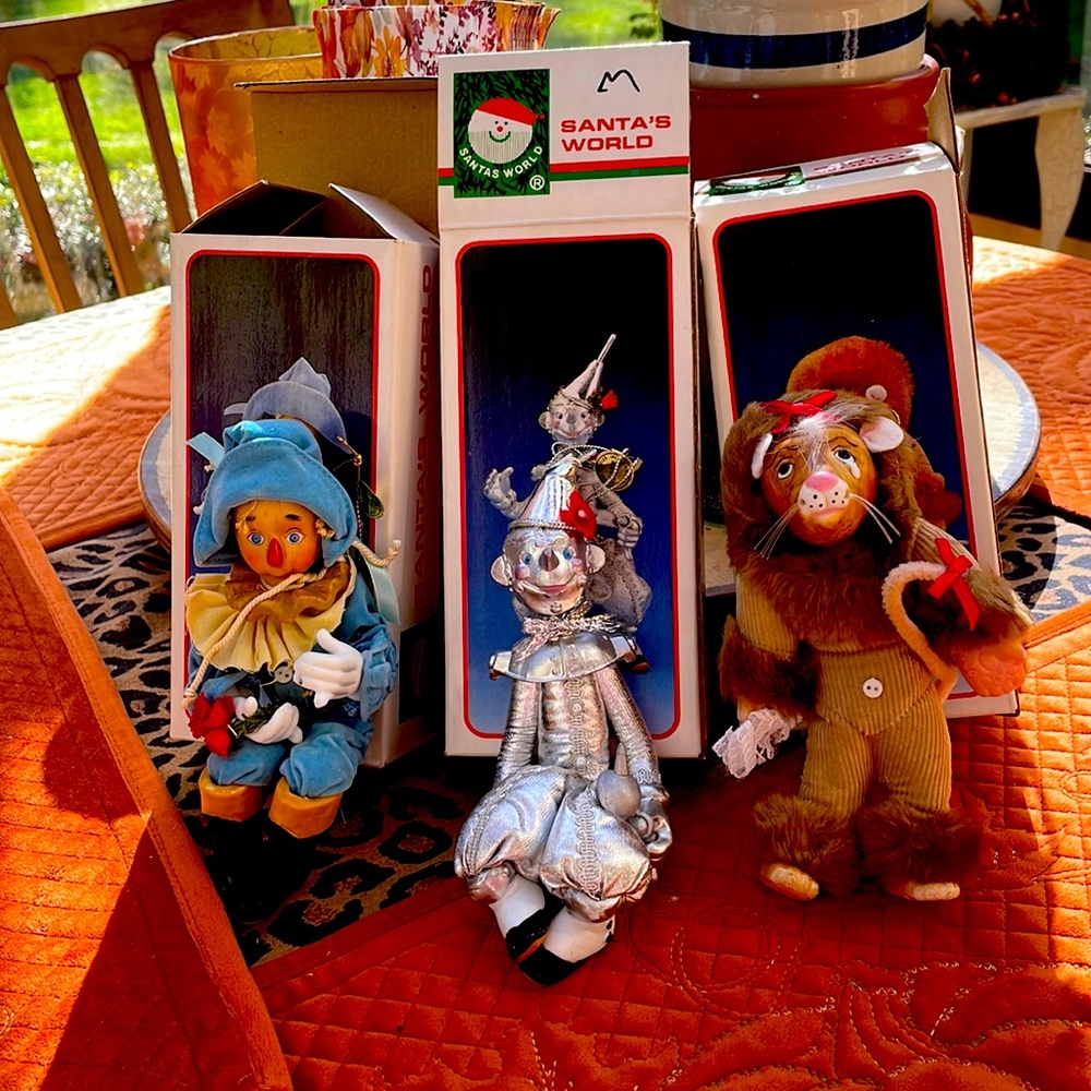 Lower price!! VTG 1987 Kurt Adler Wizard of Oz Ornaments